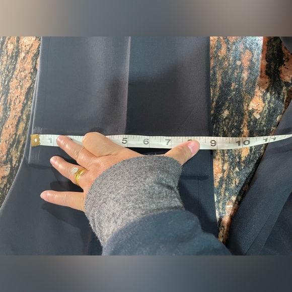 Zara dark grey flare pant. Size euro 38. Measurements provided - Picture 4 of 7